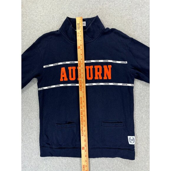 Auburn Tigers 1/4 Zip Campus Sweatshirt (Women's‎ Small) Blue - Picture 9 of 11